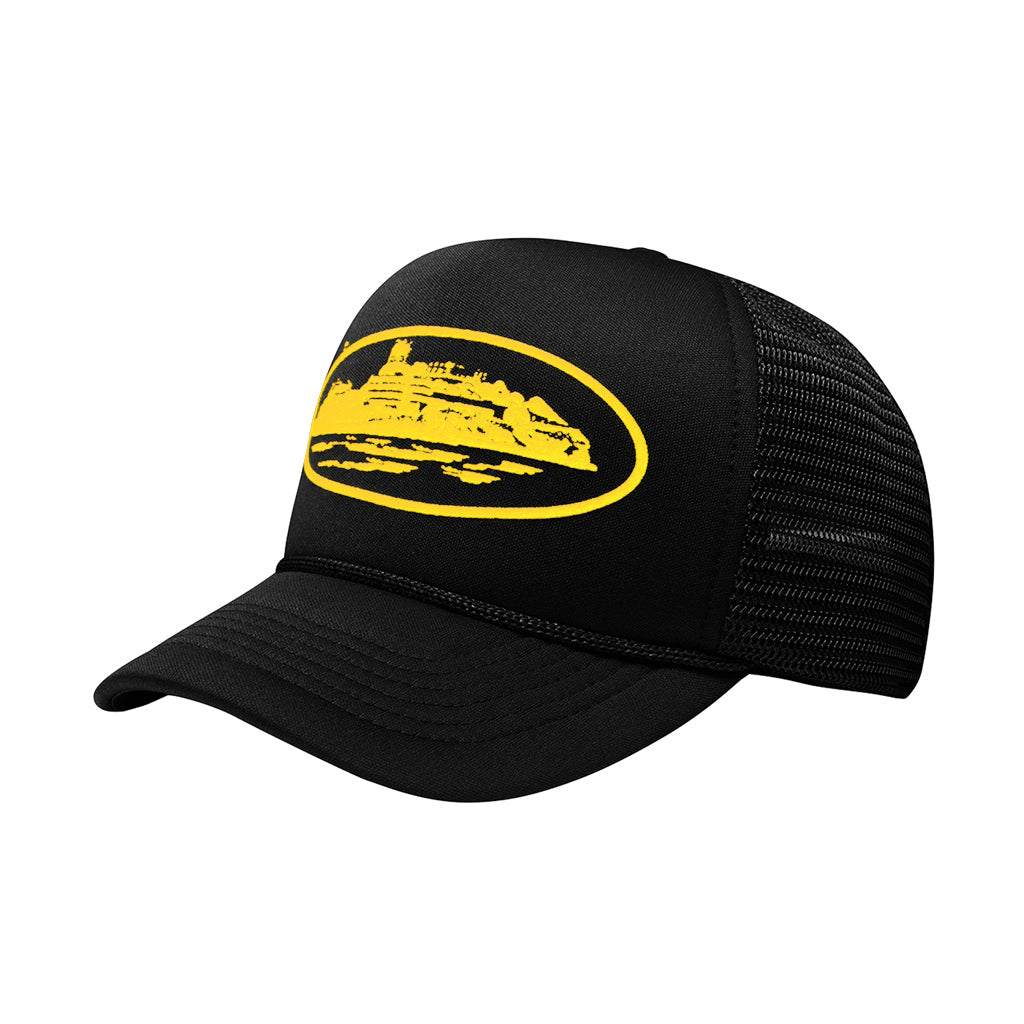 Corteiz Alcatraz Trucker Hat – Honey Black | Australia New Zealand
