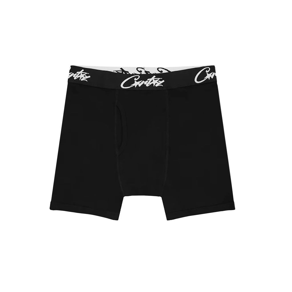 Corteiz Allstarz Boxer Briefs – Black | Australia New Zealand