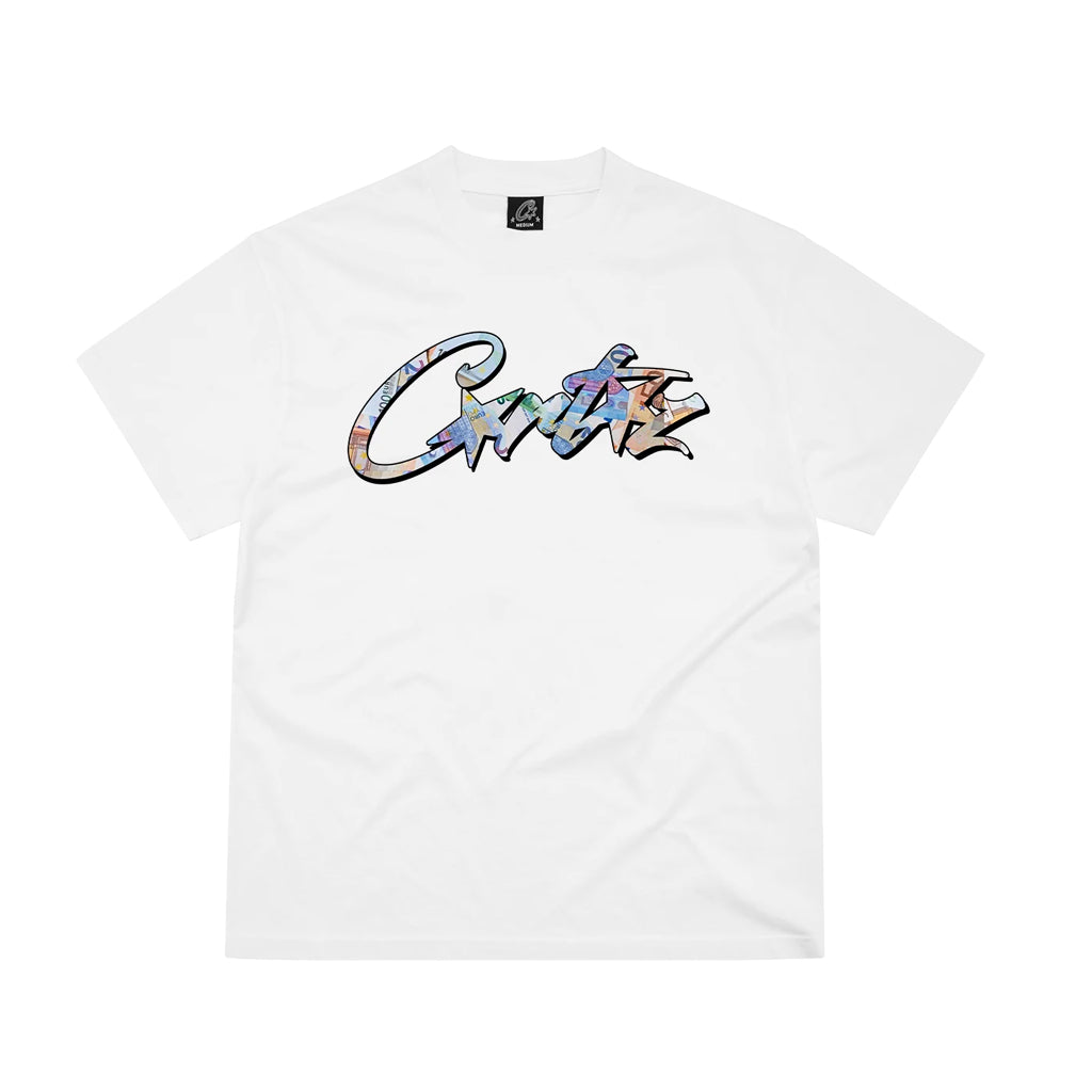 Corteiz Allstarz Euro Tee – White | Australia New Zealand