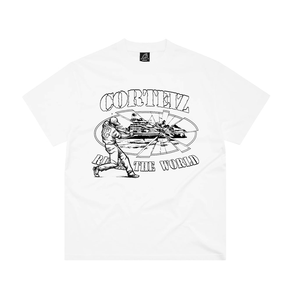 Corteiz Baseball Alcatraz Tee – White | Australia New zealand