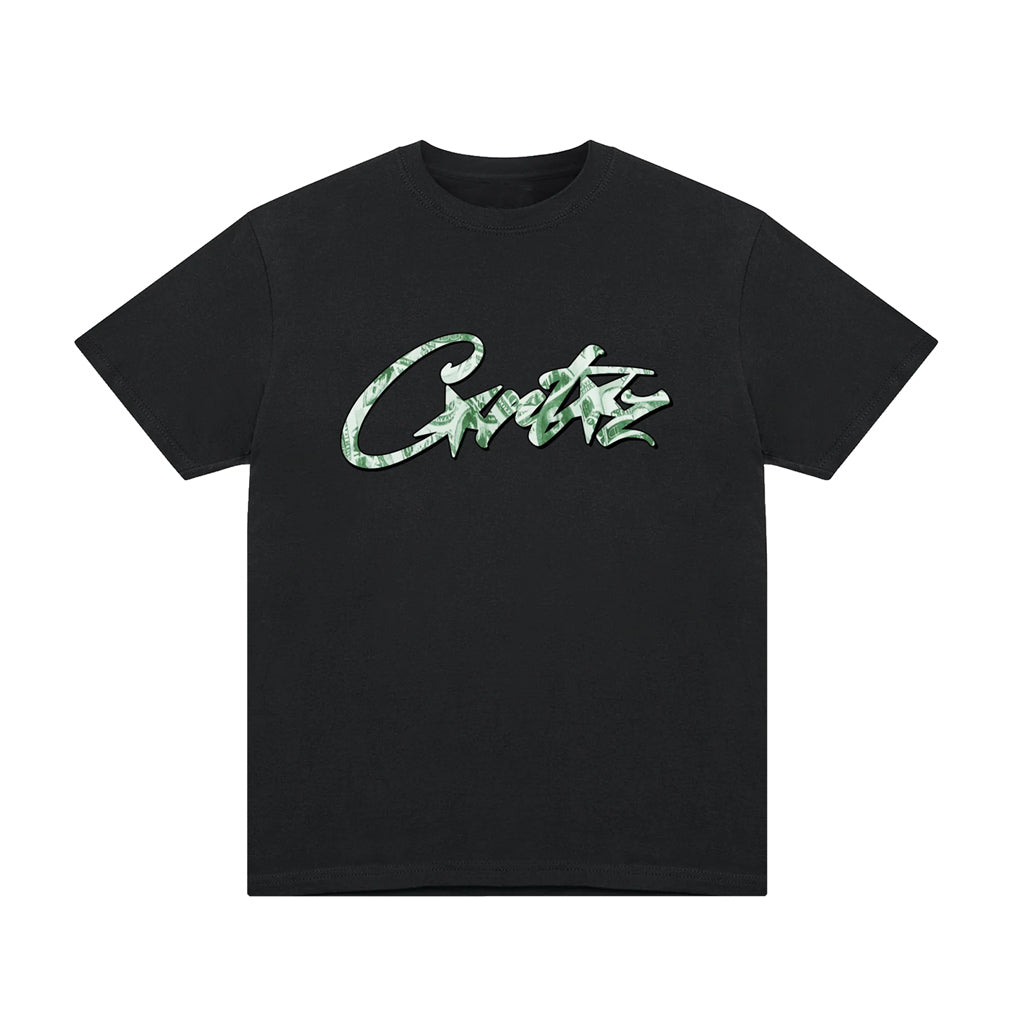 Corteiz Dollar Tee – Black | Australia New Zealand