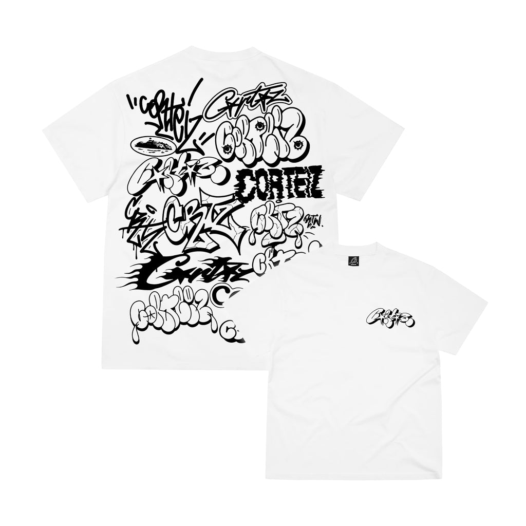 Corteiz Graffiti Tee – White | Australia New Zealand