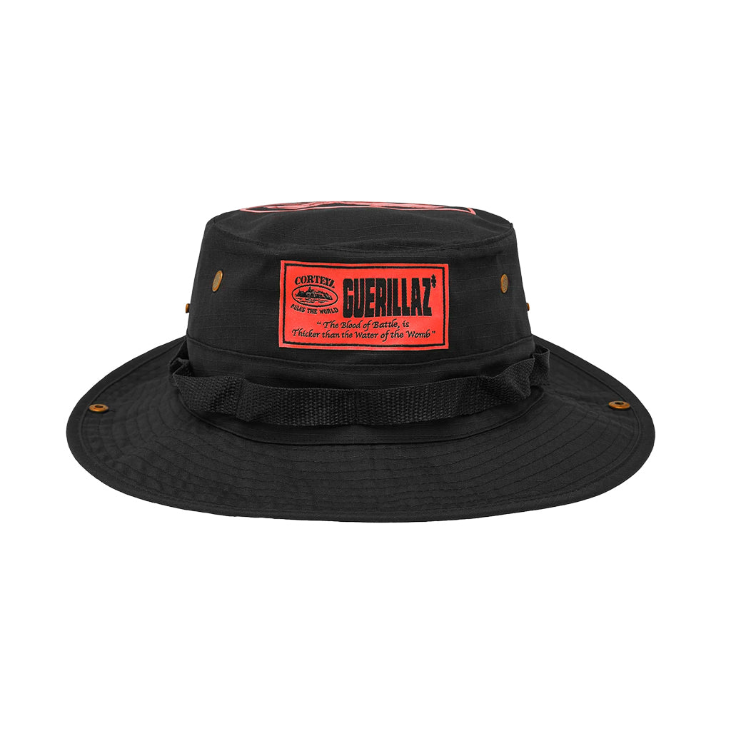 Corteiz Guerillaz Bucket Hat – Red / Black | Australia New Zealand