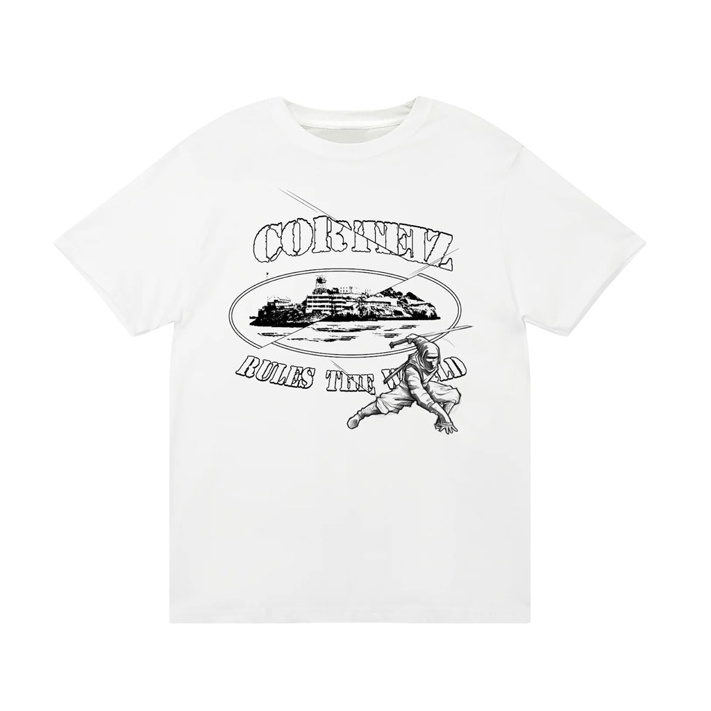 Corteiz Ninja Tee – White | Australia New Zealand