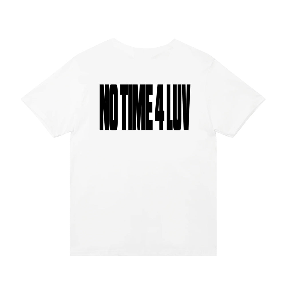 Corteiz No Time 4 Luv Tee – White BACK | Australia New Zealand
