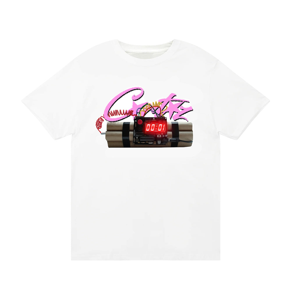 Corteiz No Time 4 Luv Tee – White FRONT | Australia New Zealand