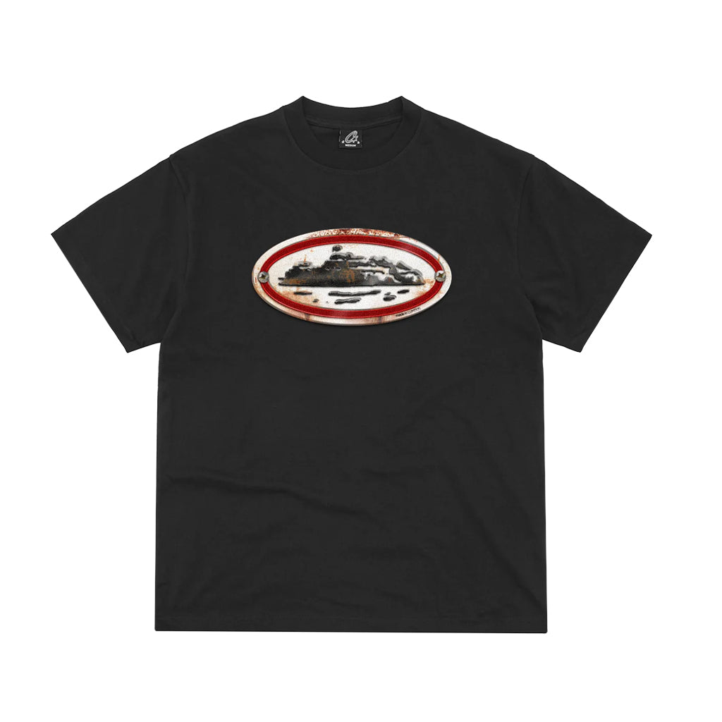 Corteiz Rusty Alcatarz Tee – Black | Australia New Zealand