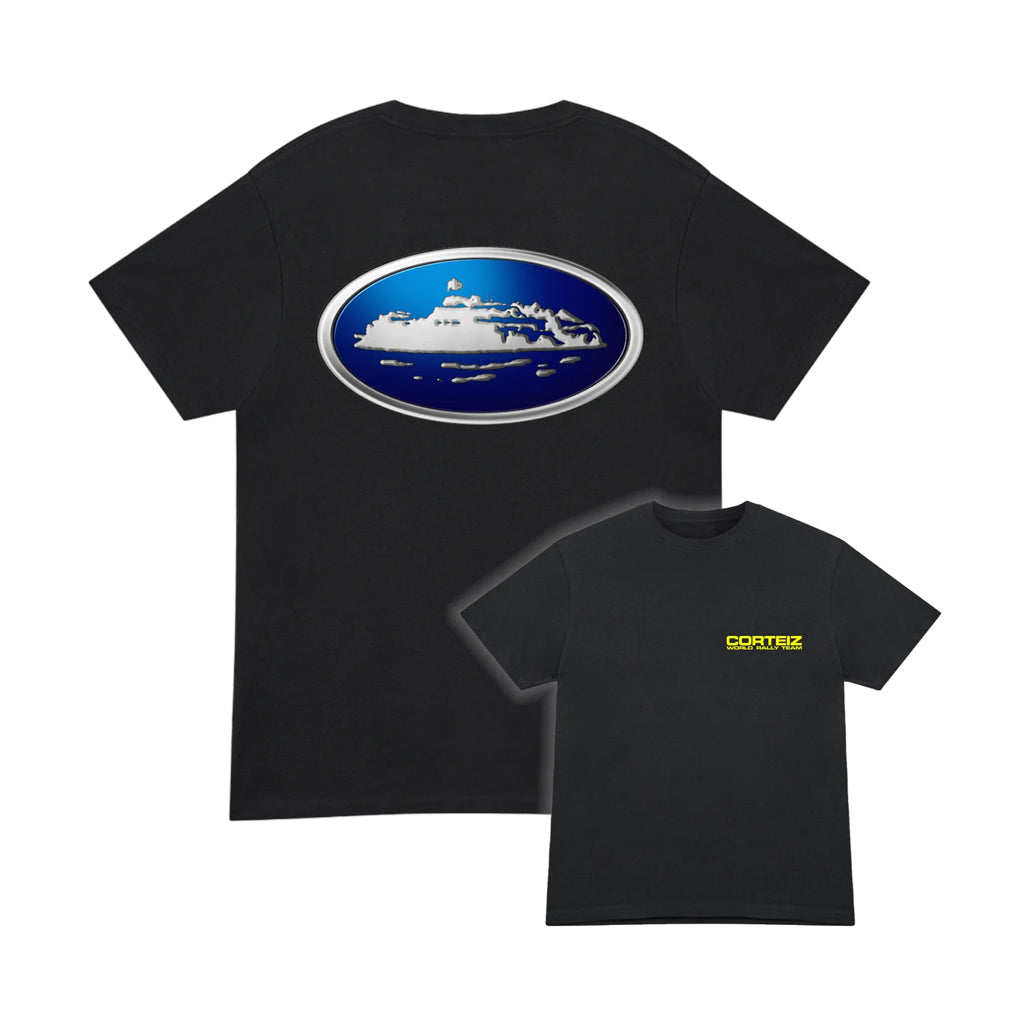 Corteiz World Rally Tee – Black | Australia New Zealand