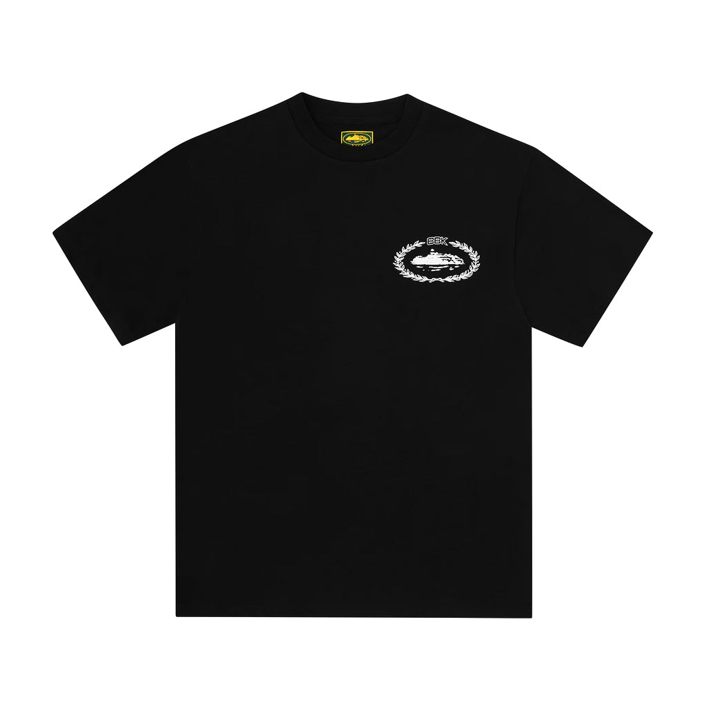 Corteiz x BBK Royale Heavyweight Tee – Black | Australia New Zealand FRONT