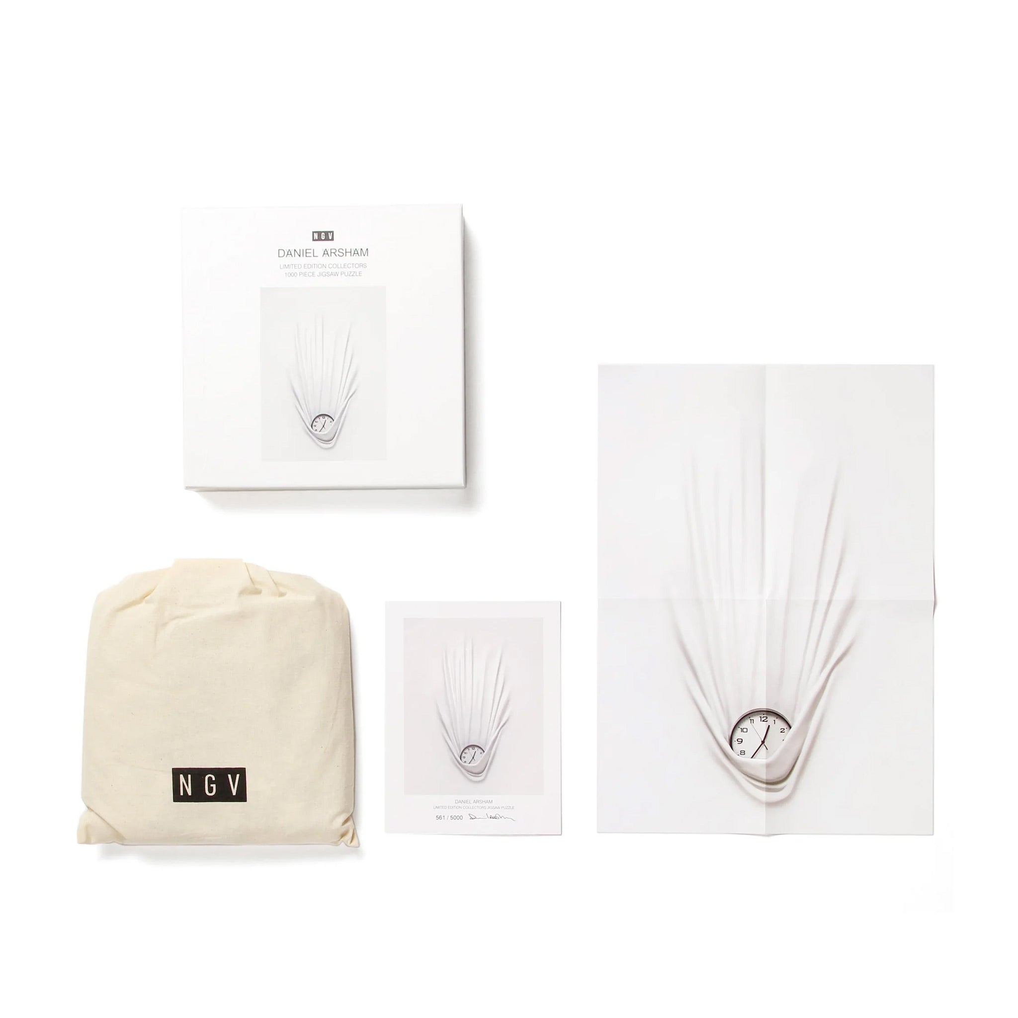 Daniel Arsham x NGV - Falling Clock Puzzle Contents | Australia New Zealand