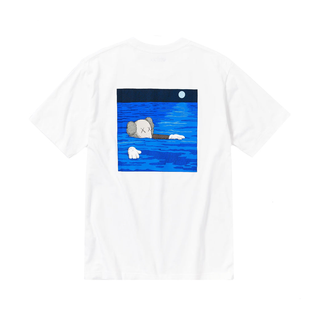 KAWS x UNIQLO UT Artbook Cover Tee - White/ Blue | Australia New Zealand