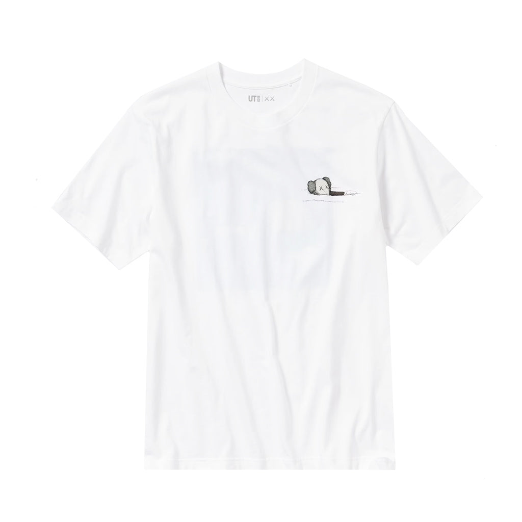 KAWS x UNIQLO UT Artbook Cover Tee - White/ Blue | Australia New Zealand