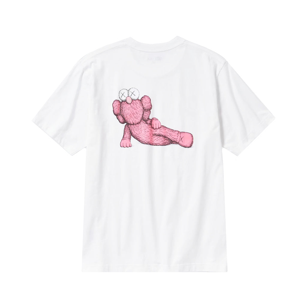 KAWS x UNIQLO UT Graphic Tee - White/ Pink | Australia New Zealand