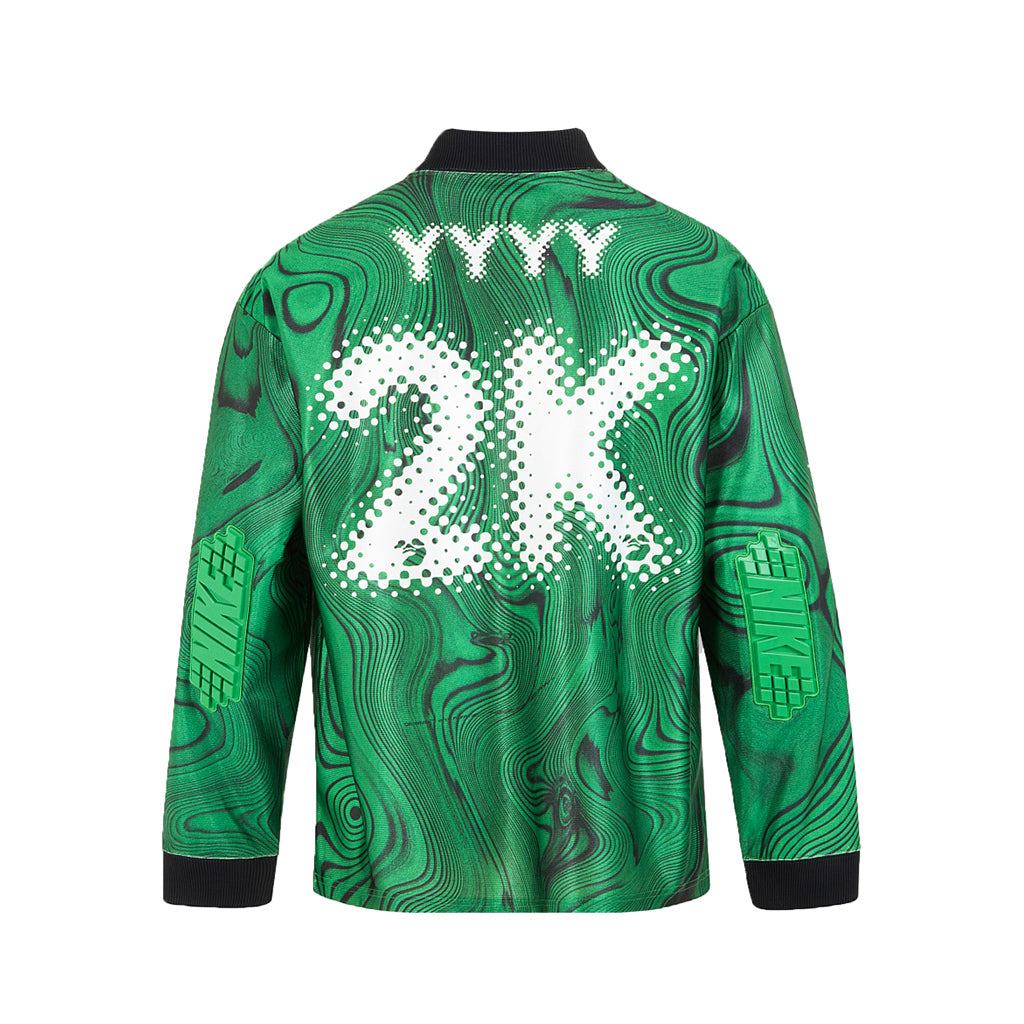 Nike x Off-White 001 Soccer Jersey - Kelly Green | Australia New Zealand BACK