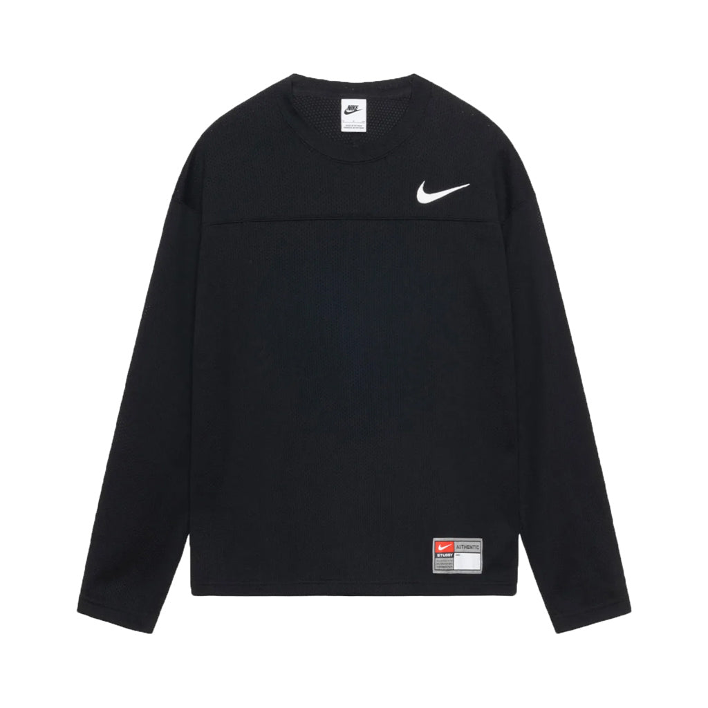 Nike x Stussy Dri-FIT Mesh Jersey - Black | Australia New Zealand FRONT