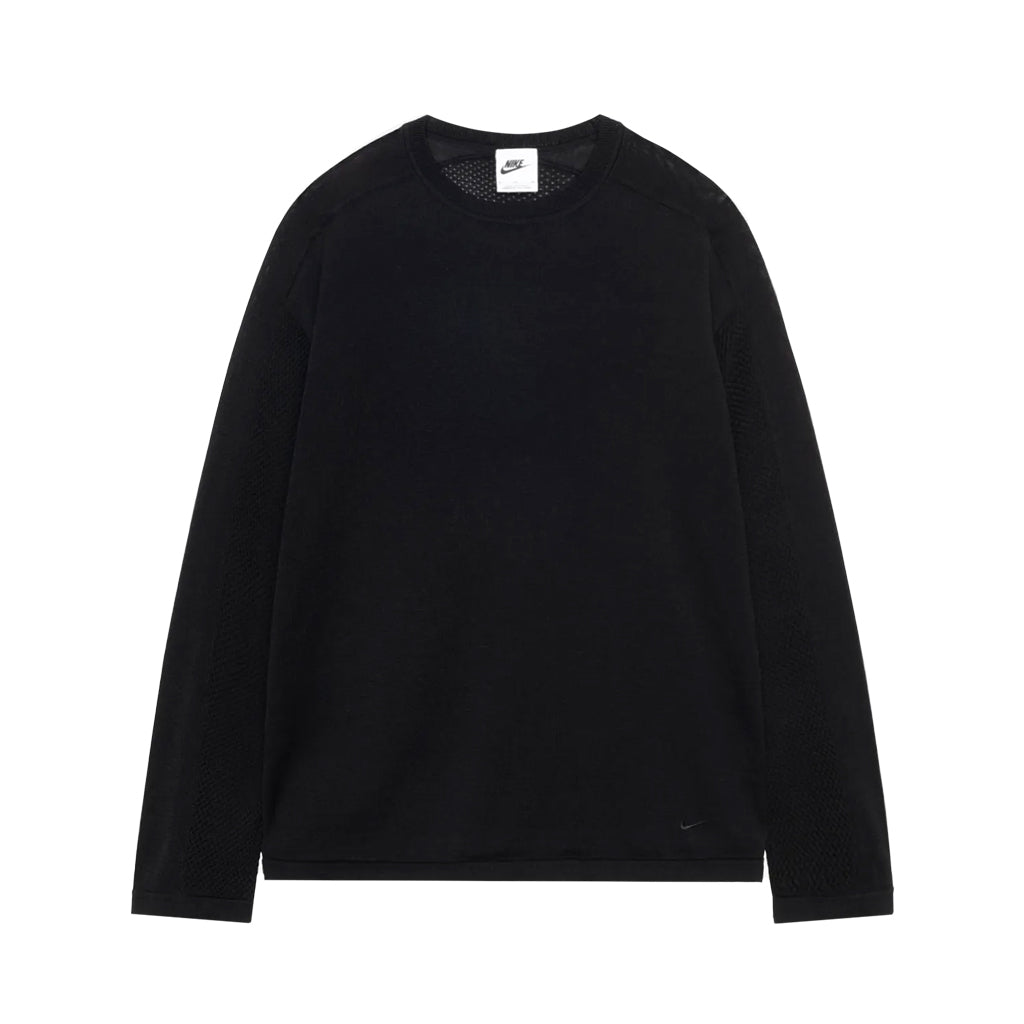 Nike x Stussy LS Knit Jersey - Black | Australia New Zealand FRONT