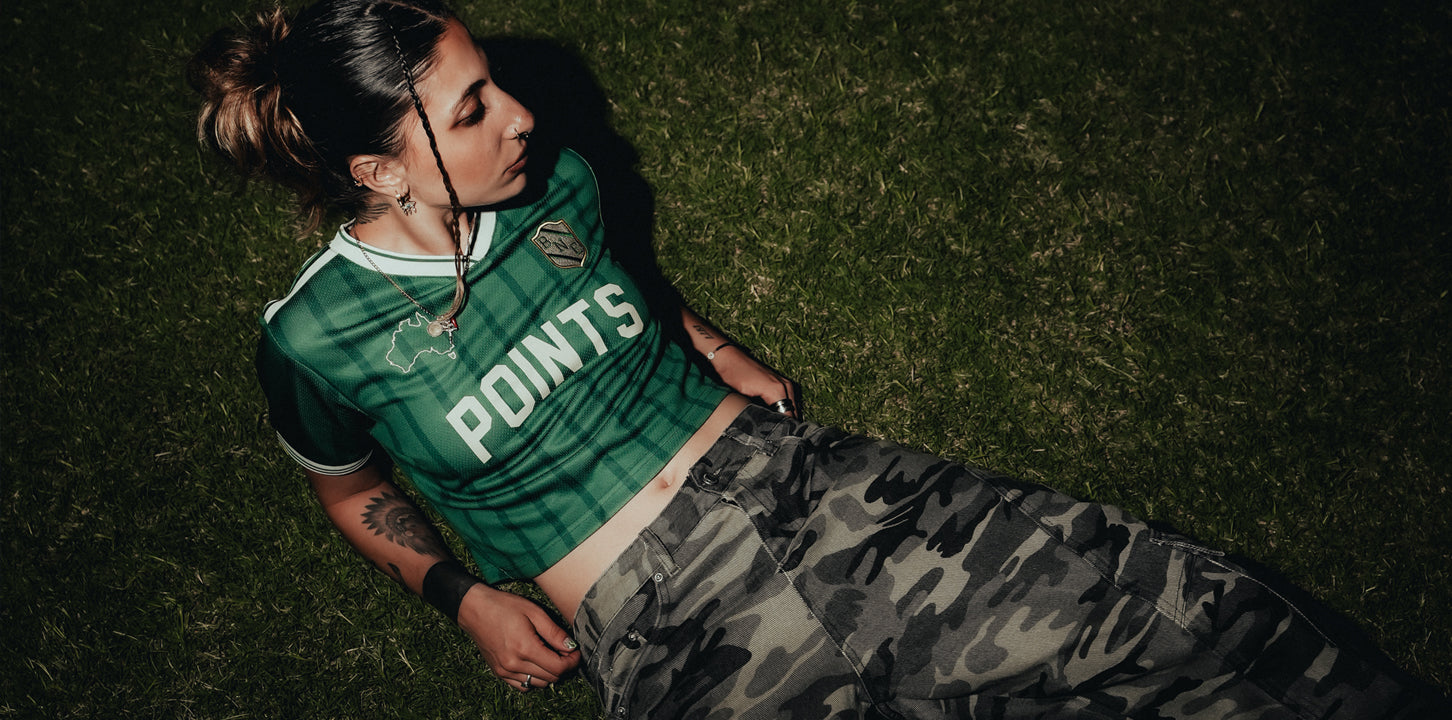 Points Streetwear Store Brisbane Queensland Australia Football Soccer Jersey Green