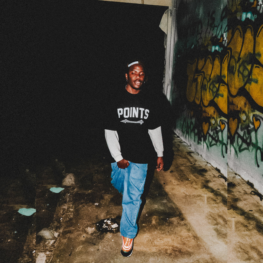 Points 'For The City' Heavyweight Tee - Black | Australia New Zealand