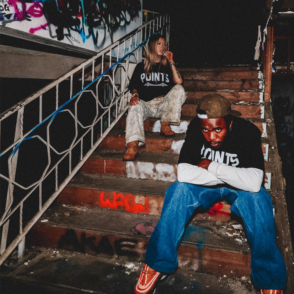 Points 'For The City' Heavyweight Tee - Black | Australia New Zealand