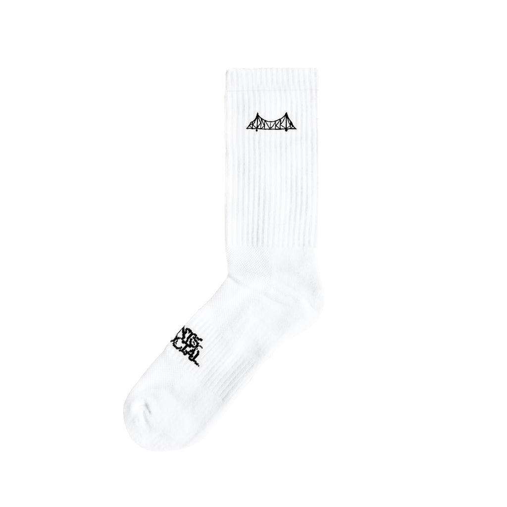 Points x AM Social Socks - White | Australia New Zealand