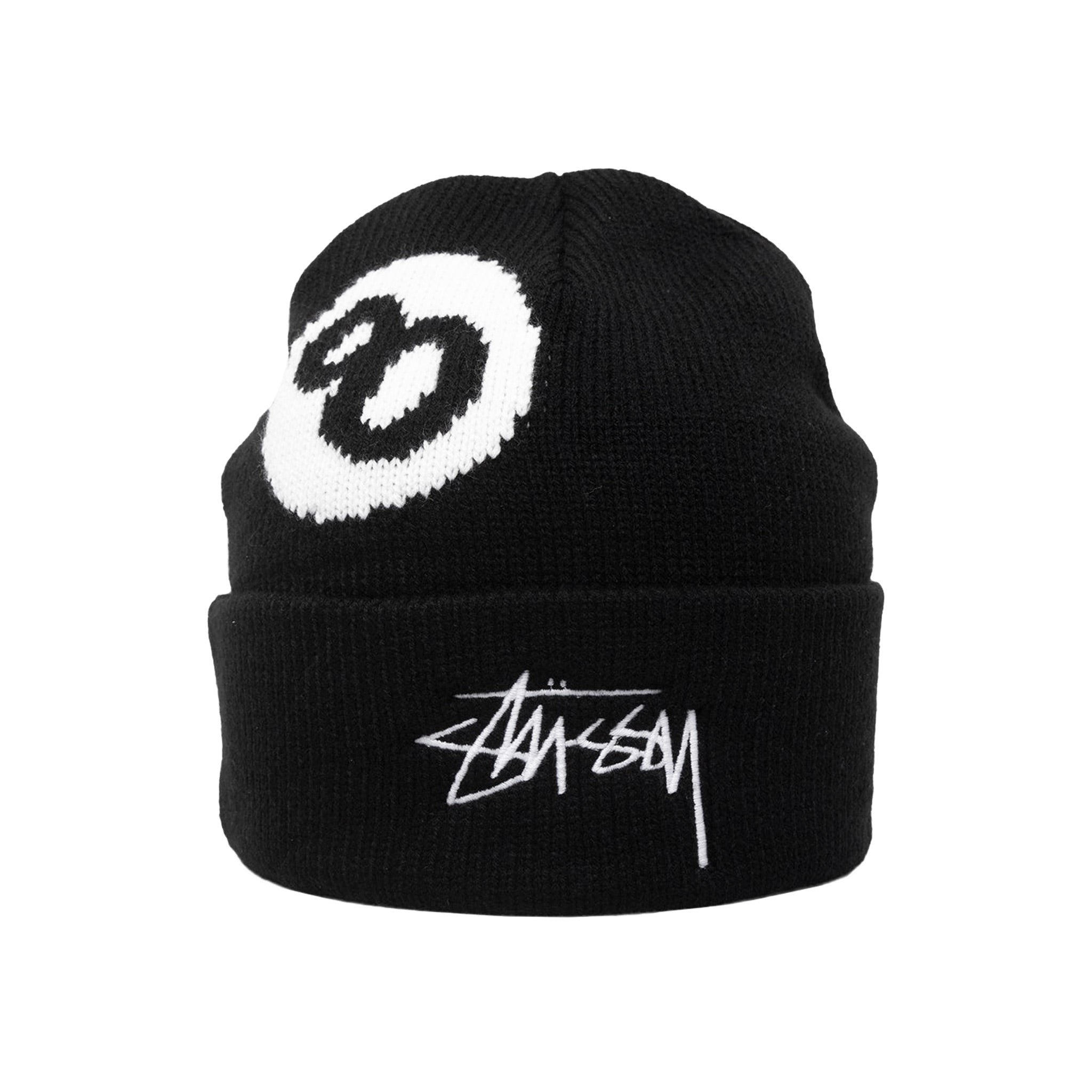 Stussy 8 ボール ビーニー - ブラック |ポイントストリートウェアストア |ブリスベン