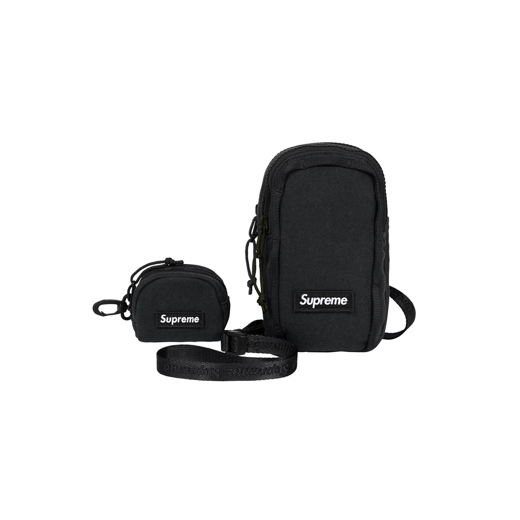 Supreme Camera Bag + Mini Pouch - Black | Australia New Zealand FRONT