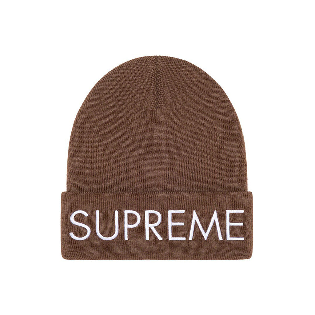 Supreme Capital Beanie - Dark Brown | Australia New Zealand