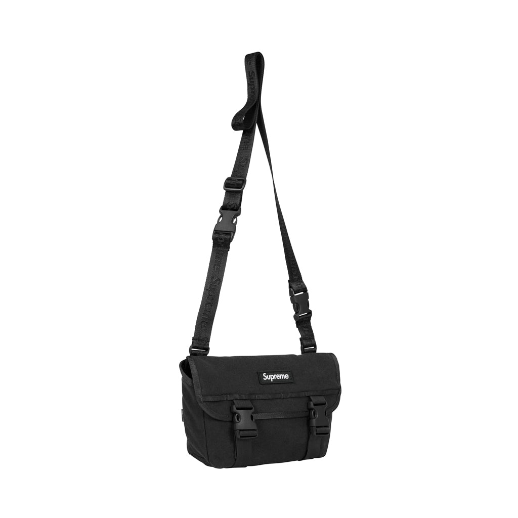 Supreme Mini Messenger Bag - Black | Australia New Zealand SIDE