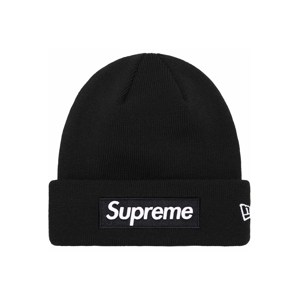 Supreme x New Era Box Logo Beanie – Black | Australia New Zealand