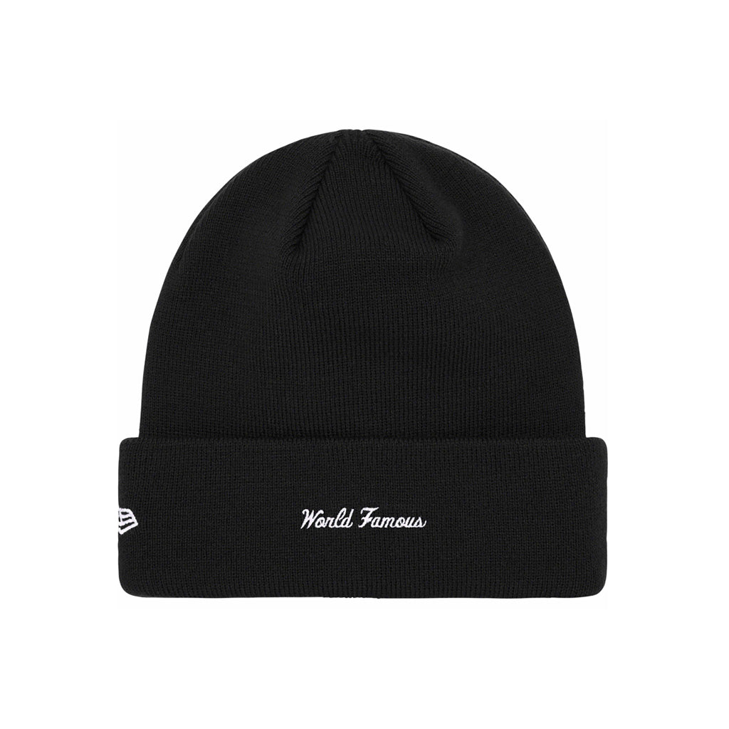 Supreme x New Era Box Logo Beanie – Black BACK