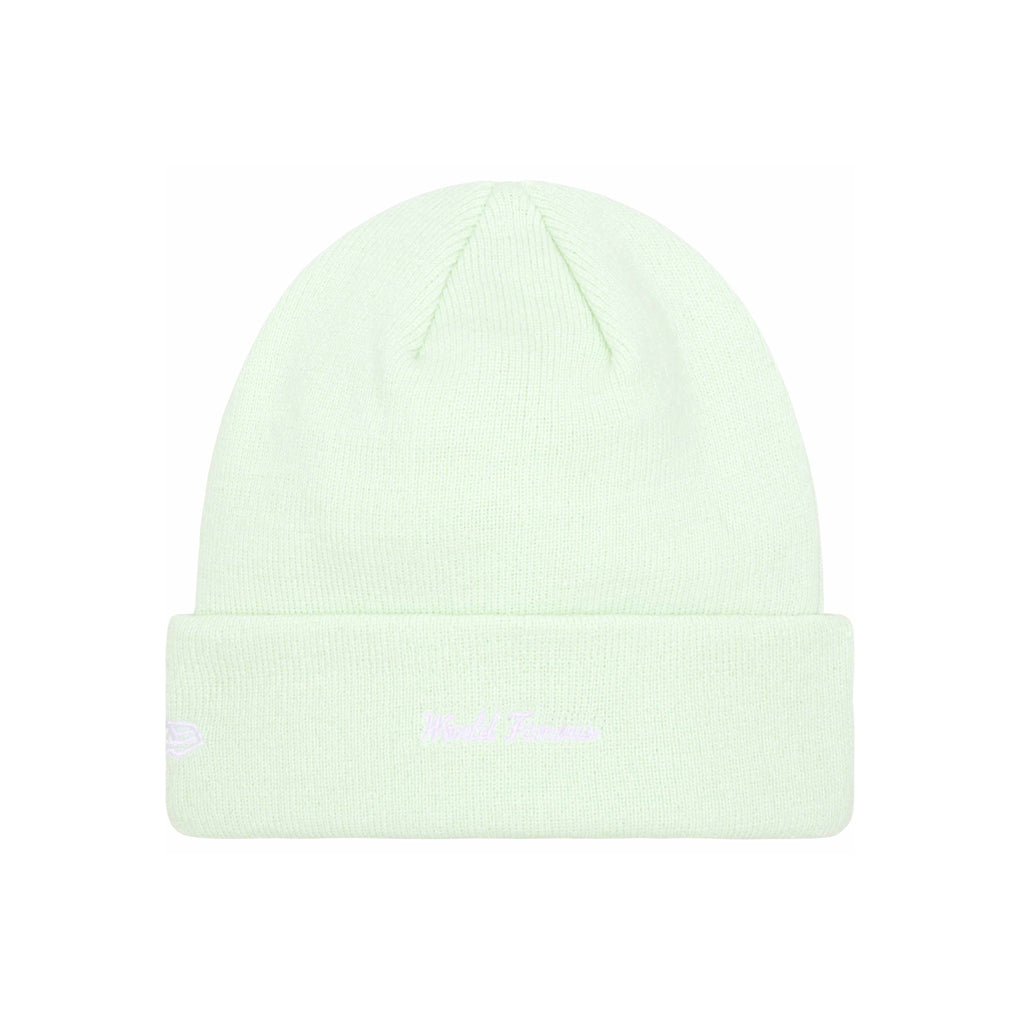 Supreme x New Era Box Logo Beanie – Light Green | Australia New Zealand BACK