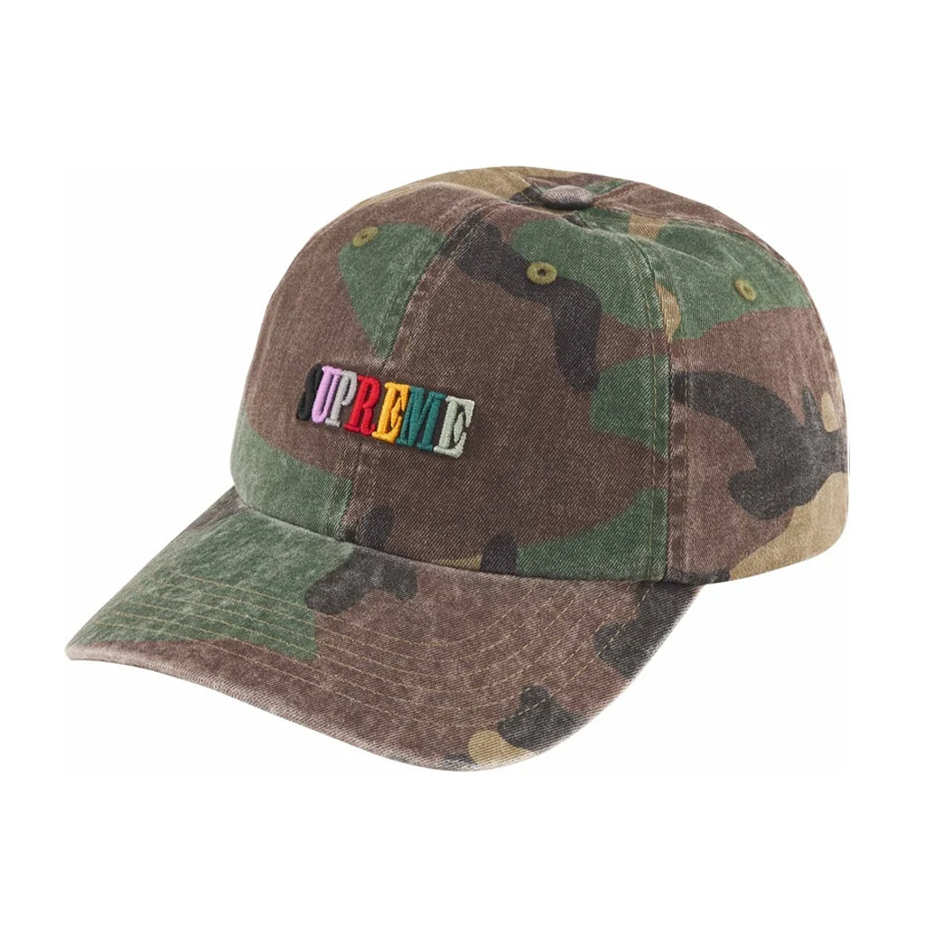Supreme Pigment Dye 6-Panel Cap - Multi Camo FRONT Australia New Zealand