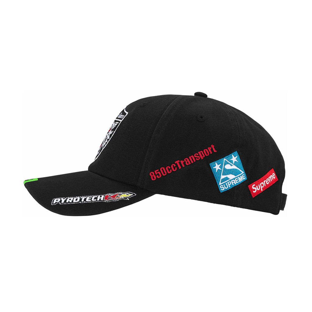 Supreme Racing Team 6 panel cap - Black Side Left Australia New Zealand