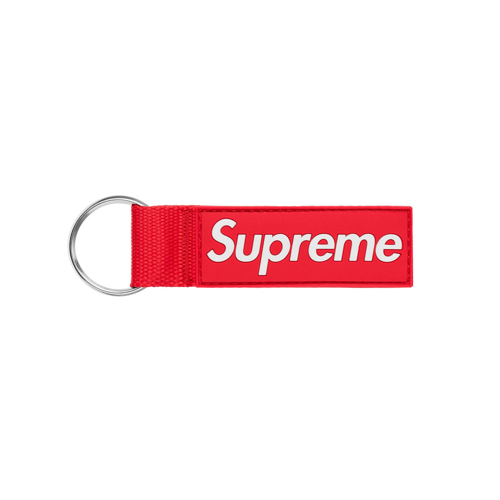 Supreme Webbing Keychain – Red | Australia New Zealand FRONT