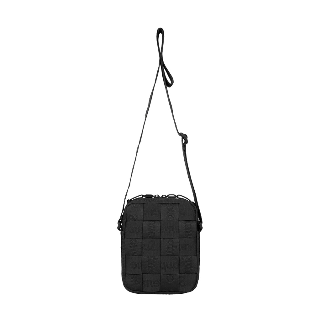 Supreme Woven Shoulder Side Bag - Black | Australia New Zealand