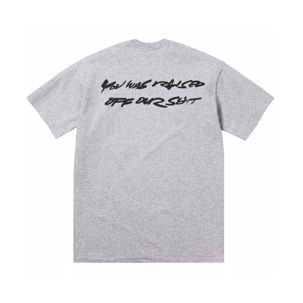 Supreme x Futura Box Logo Tee - Heather Grey | Australia New Zealand BACK