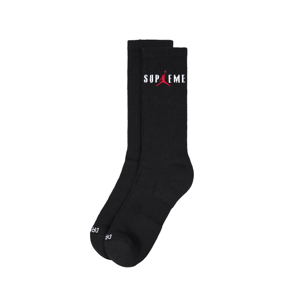 Supreme x Jordan Crew Socks - Black | Australia New Zealand