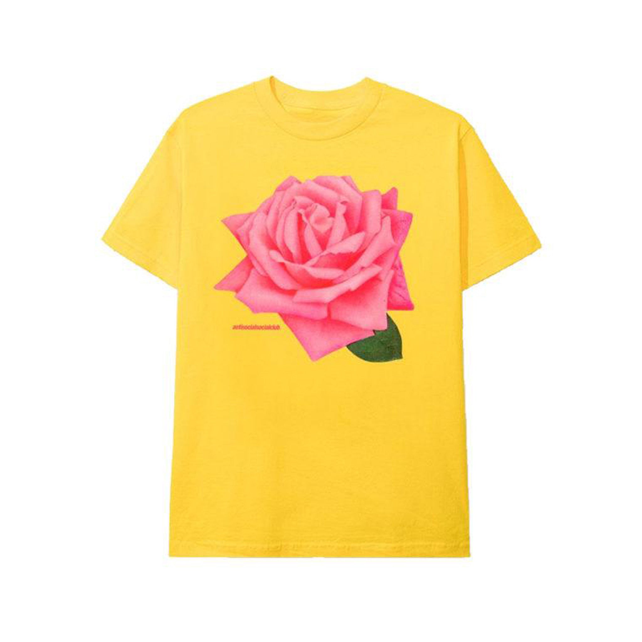 ASSC Anti Social Social Club Underglow Members Exclusive Tee - Yellow FRONT | Australia New Zealand