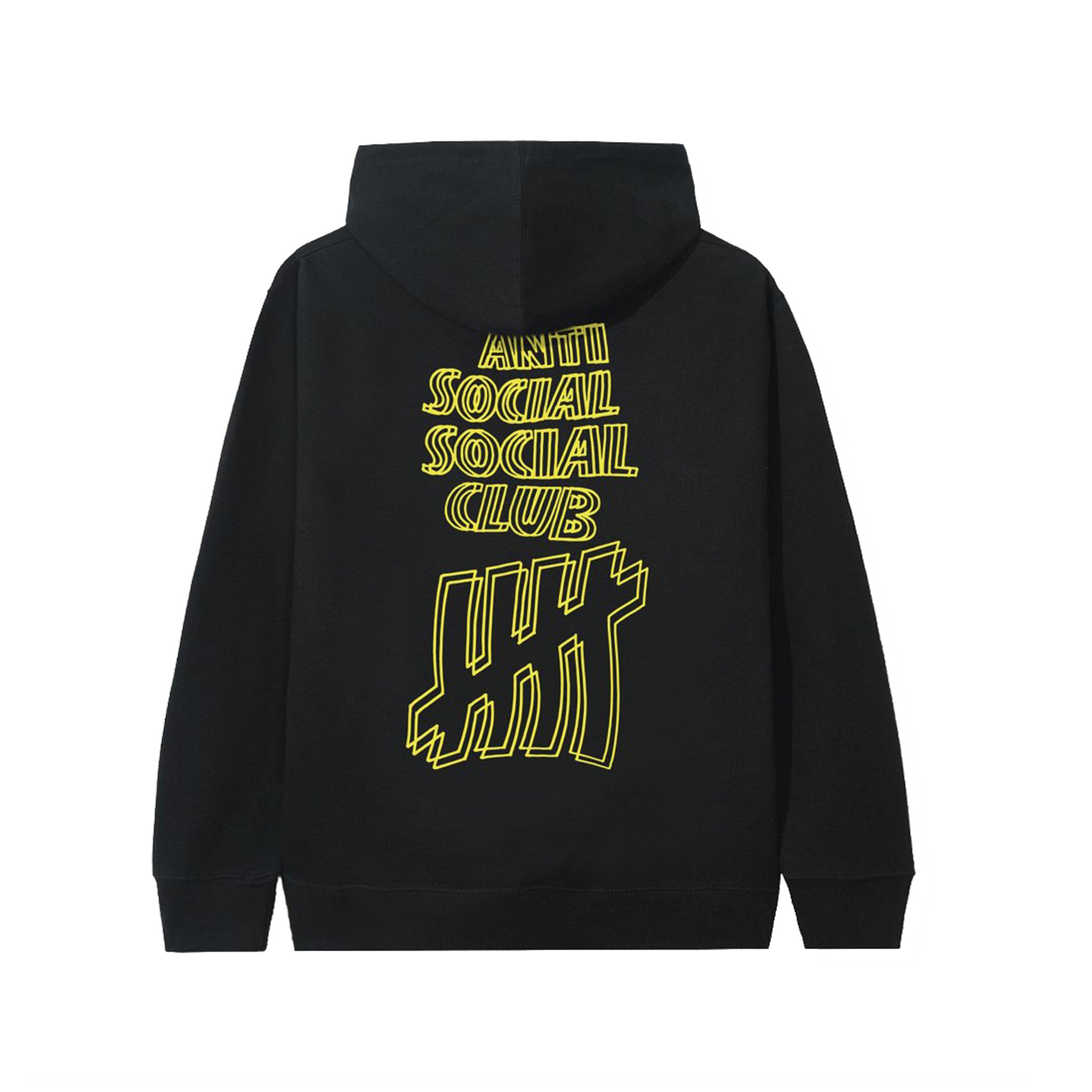 Anti Social Social Club Undefeated Hoodie - Black Back | Australia New Zealand