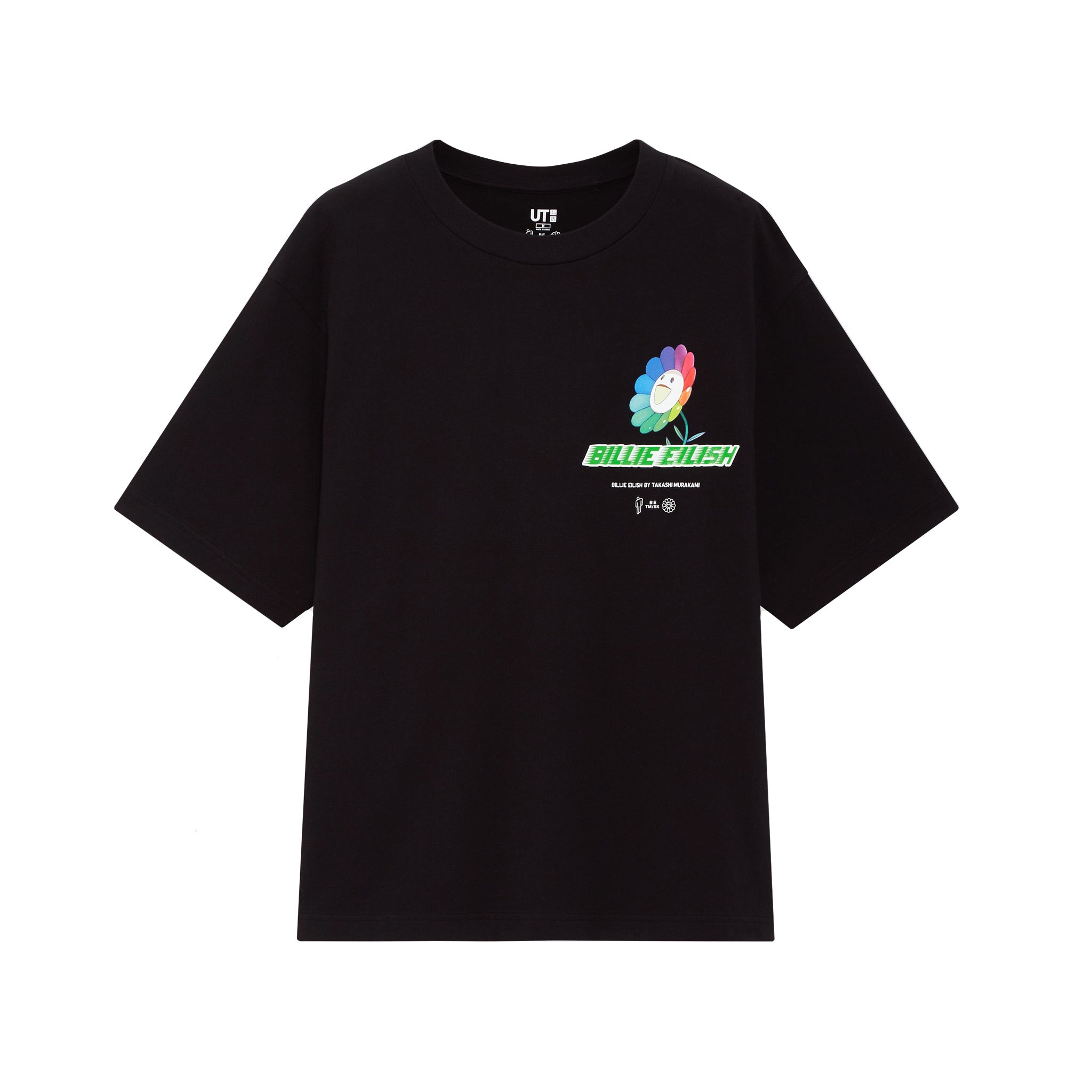 Billie Eilish x Takashi Murakami Flower Tee - Black | Australia New Zealand