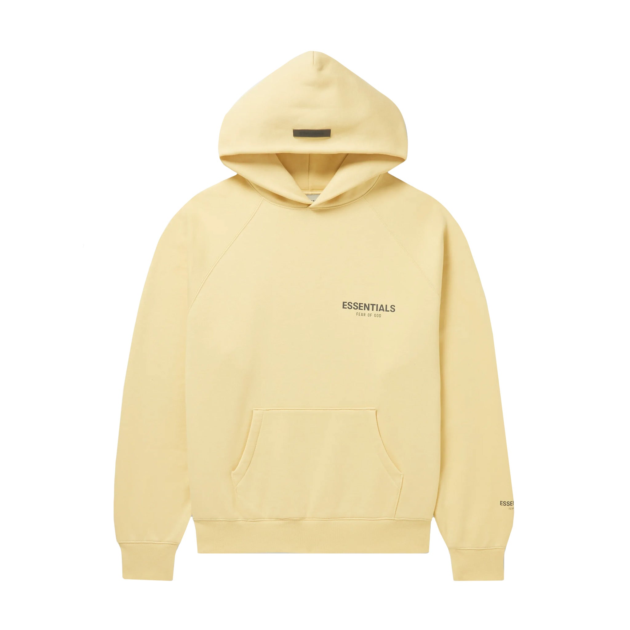 Fear Of God Essentials Hoodie FW21 Core Collection - Garden Glove/ Cream | Australia New Zealand