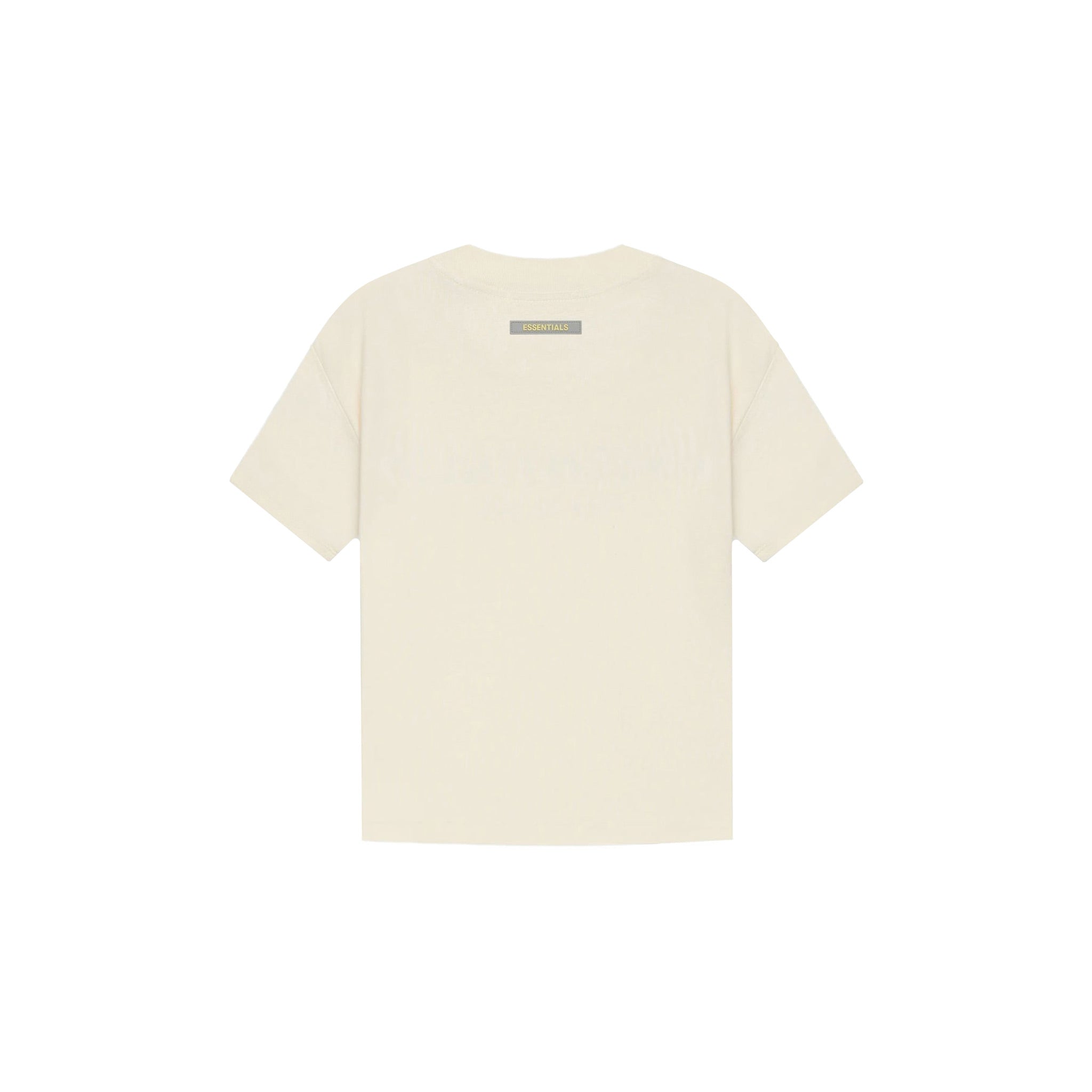 Fear Of God Essentials Kids Tee SS21 - Cream/ Buttercream BACK | Australia New Zealand