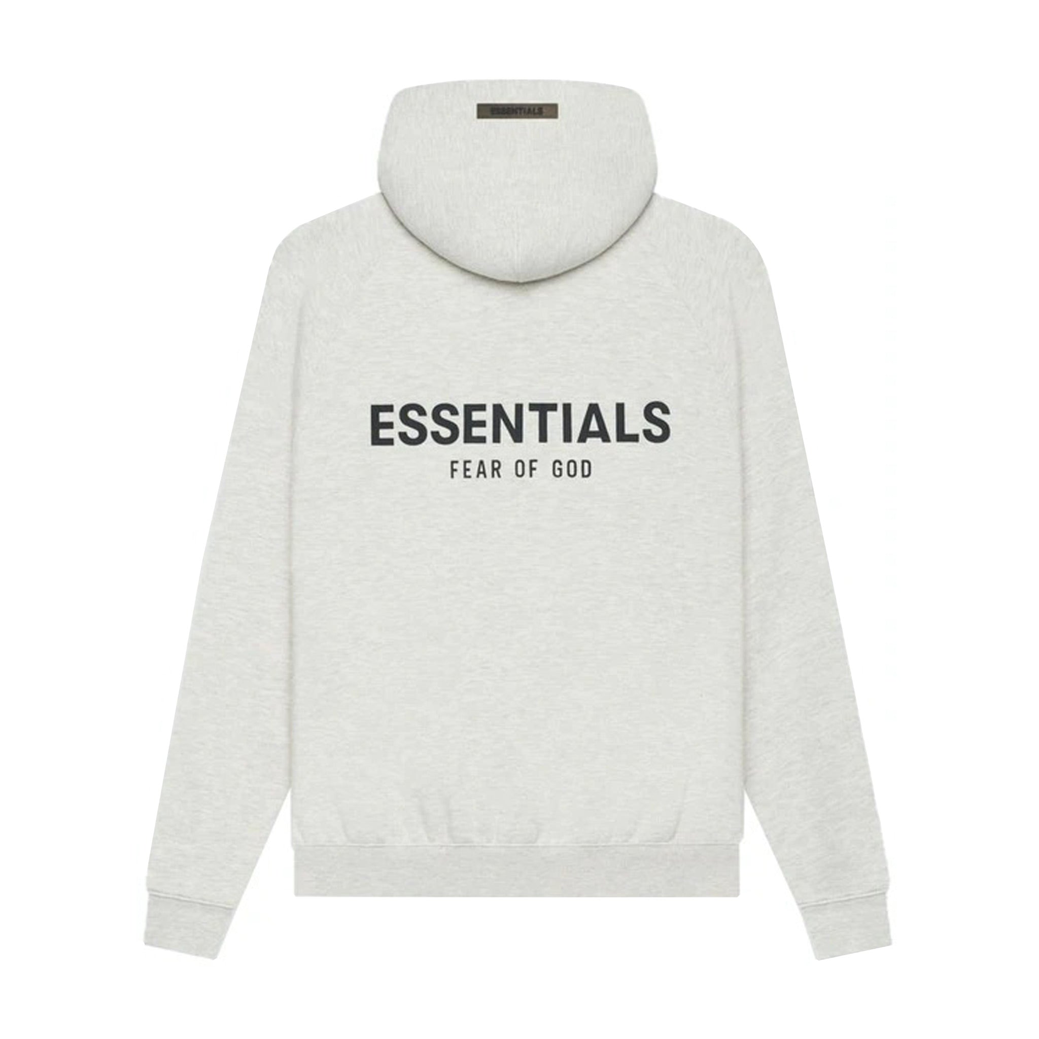 Fear Of God Essentials Hoodie SS22 - Light Oatmeal Heather BACK | Australia New Zealand