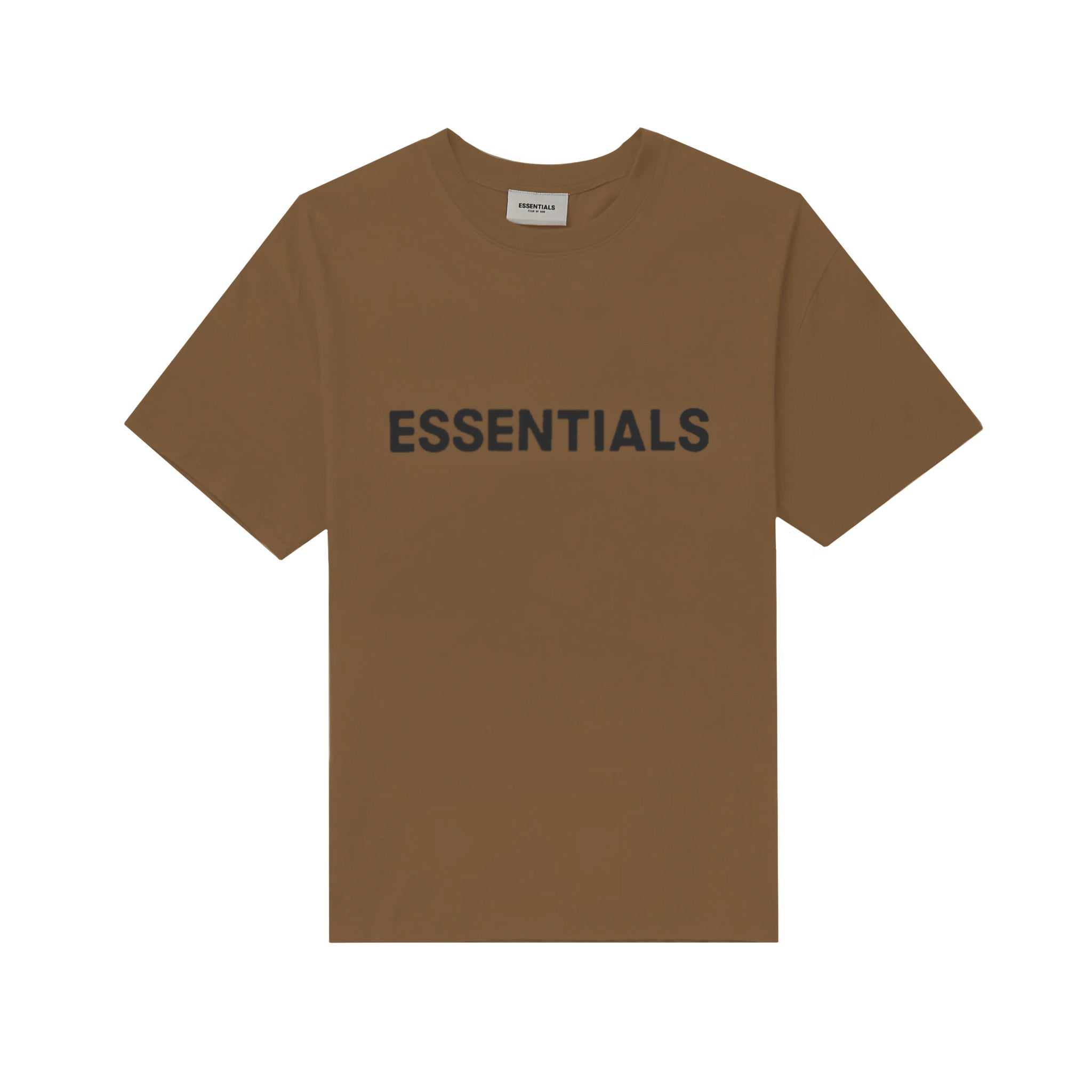 Fear Of God Essentials SS20 Logo Tee - Brown | Australia New Zealand