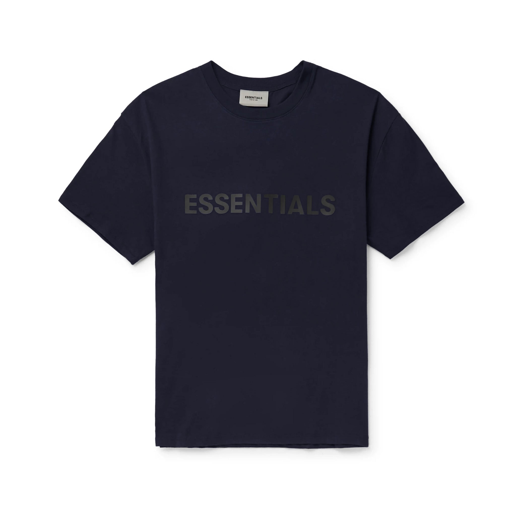 Fear Of God SS20 Essentials Logo Tee - Dark Navy | Australia New Zealand
