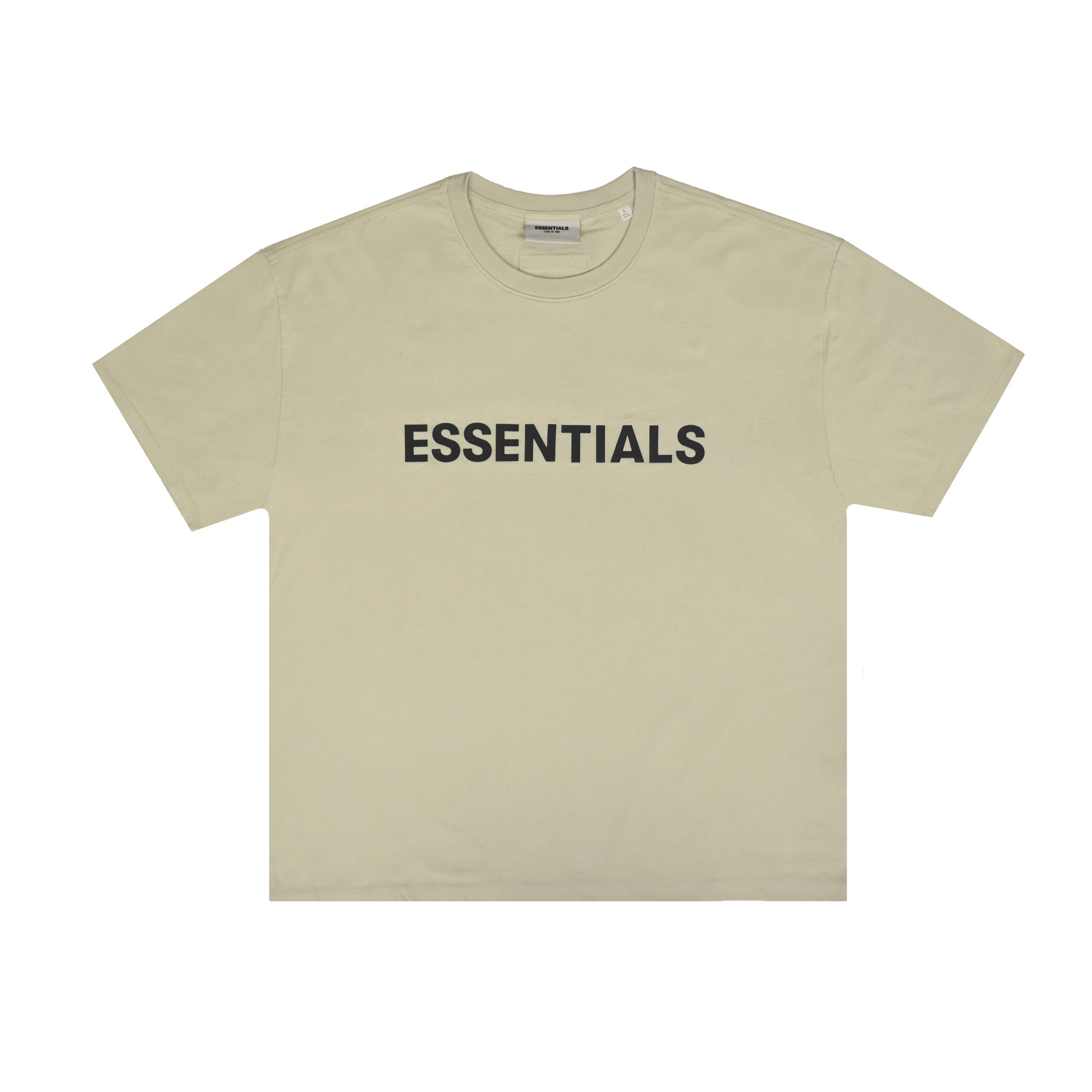 Fear Of God SS20 Essentials Logo Tee - Olive | Australia New Zealand