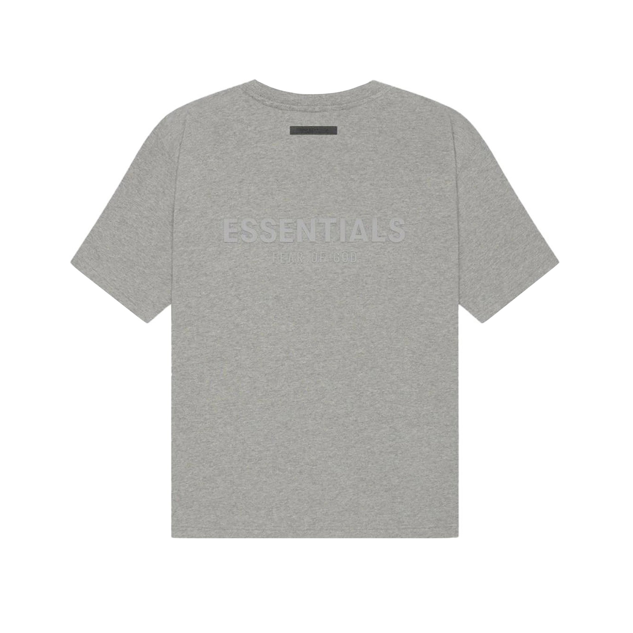 Fear Of God Essentials Tee SS21 BACK - Heather Oatmeal | Australia New Zealand