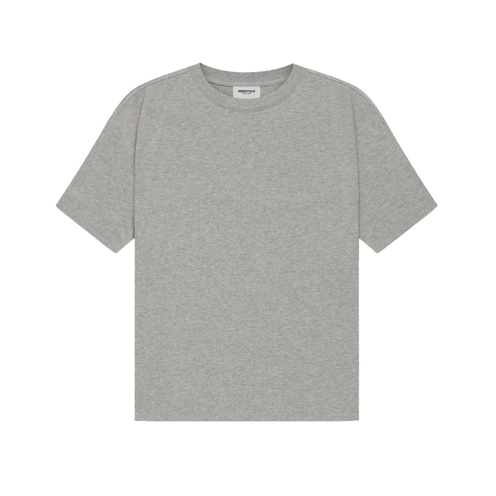 Fear Of God Essentials Tee SS21 FRONT - Heather Oatmeal | Australia New Zealand