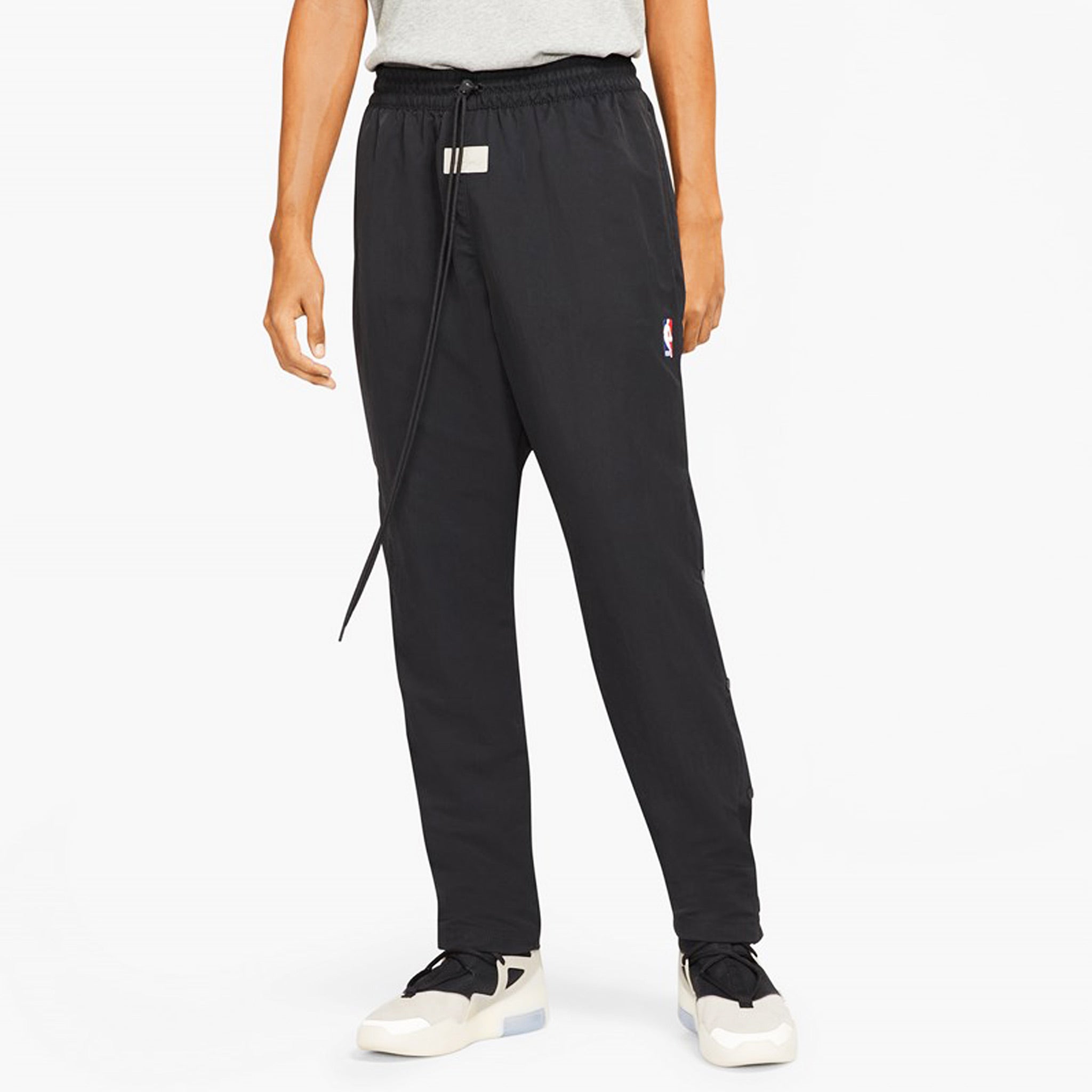 Fear Of God x Nike NBA Basketball Warm Up Pants Front - Off Noir | Australia New Zealand