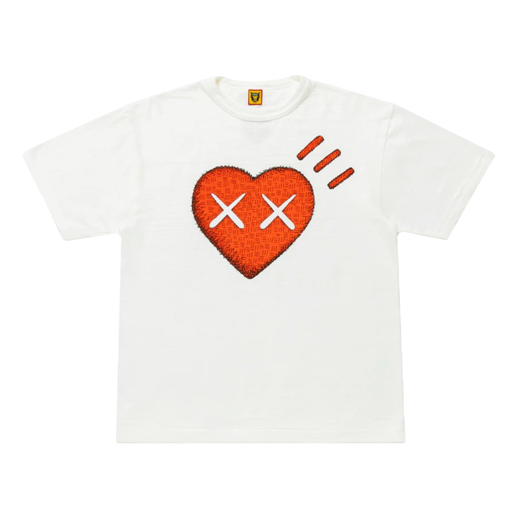 Human Made x Kaws #6 Hearts Tee - White | Australia New Zealand